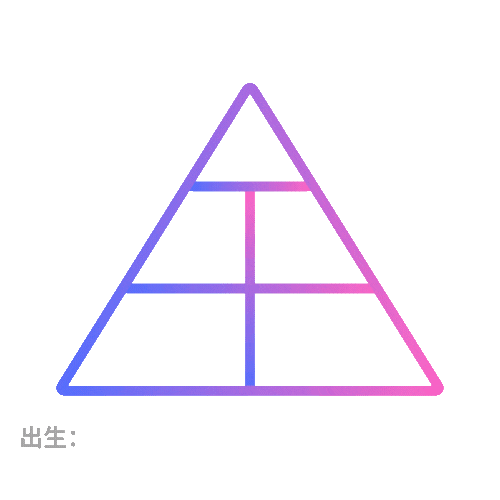animated numerology triangle