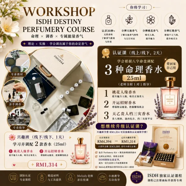 Destiny Perfumery Course Workshop Class